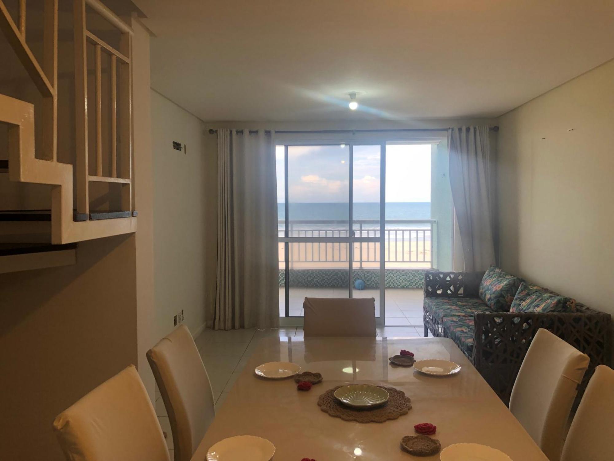 Apartamento Vista Total Do Mar Uma Cobertura A 400M Do Beach Park No Porto Das Dunas Aquiraz Condominio Terramaris Piscina Ampla Parque Infantil Sauna Estacionamento Privado Extérieur photo