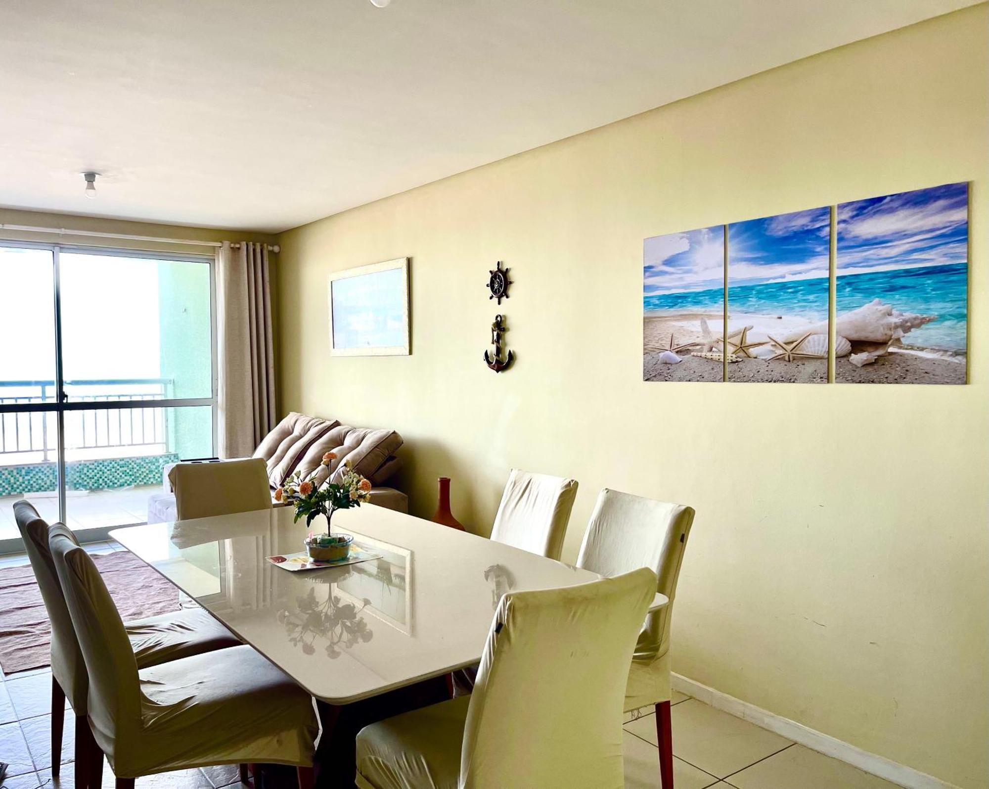 Apartamento Vista Total Do Mar Uma Cobertura A 400M Do Beach Park No Porto Das Dunas Aquiraz Condominio Terramaris Piscina Ampla Parque Infantil Sauna Estacionamento Privado Extérieur photo